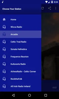 Celtic Music Radio Full android App screenshot 0